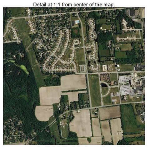 Aerial Photography Map of Hobart, IN Indiana