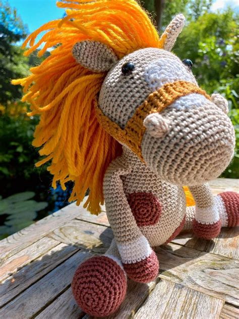 Amigurumi Gehäkelt Pferd Handarbeit Häkeltier handmade Neu in 2022