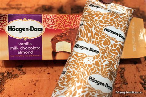 Snack Series Häagen Dazs Vanilla Milk Chocolate Almond Ice Cream Bar