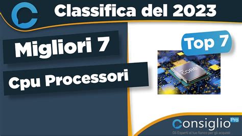 Migliori Cpu Processori Top Del Youtube