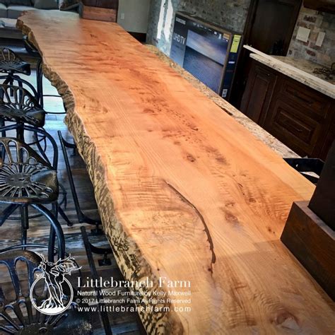 Natural Wood Countertops Live Edge Wood Littlebranch Farm