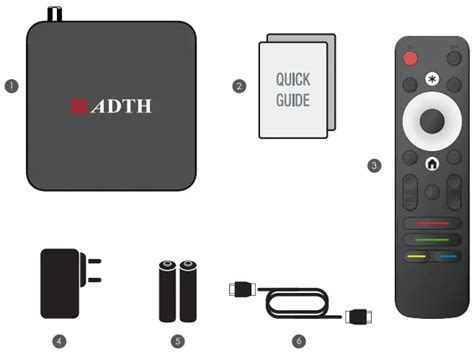 Adth Nextgen Tv Box With Remote Control User Guide