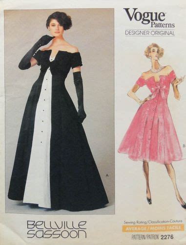 Vogue Patterns Designer Original Bellville Sassoon Misses Dress