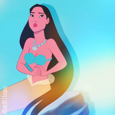 Mermaid Princess ~ Pocahontas - Disney Princess Photo (40249347 ...