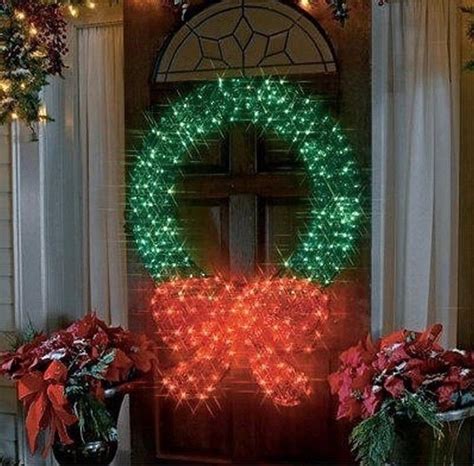 48 400 Lights Outdoor Christmas Holiday Wreath Decorationxmas Yard