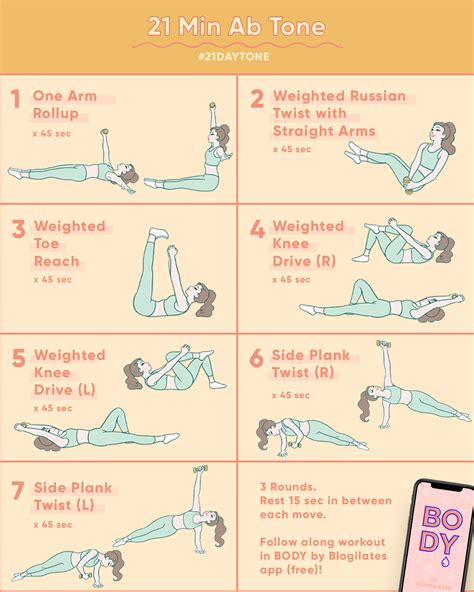 Minute Ab Tone Workout Shape Your Waist And Sculpt Your Core