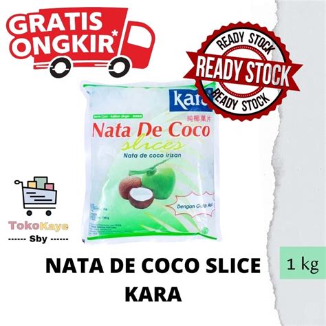 Jual Nata De Coco Slice Kara Kg Shopee Indonesia