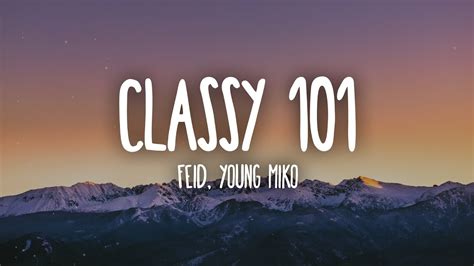 Feid Young Miko Classy 101 Letra Lyrics Youtube