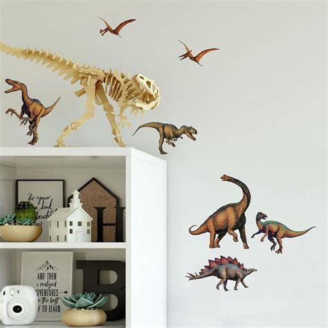 Roommates Rmk Scs Dinosaurs Peel And Stick Wall Decals Buy Online