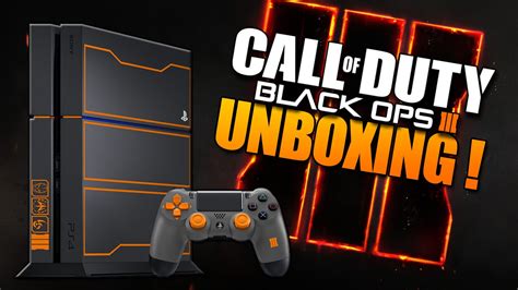 Unboxing Ps4 Edition Call Of Duty Black Ops 3 Youtube