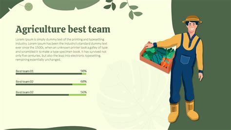 Agricultural Best Team Powerpoint Presentation Template Slidekit