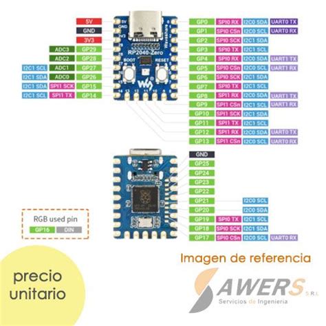 RP2040-Zero Microcontrolador Arm Cortex M0+
