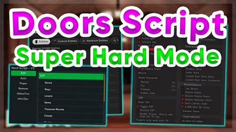 Doors Esp Auto Avoid Spawn Entities Script Pastebin Youtube