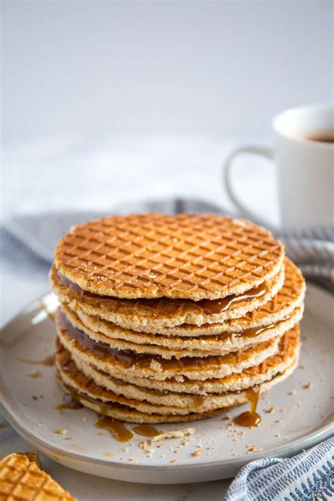 These Amazing Dutch Stroopwafels Consist Of A Thin Layer Of Ooey Gooey