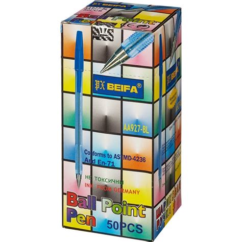 Ручка шариковая BEIFA AA 927 0,5мм синий - купить в Москве оптом и в ...