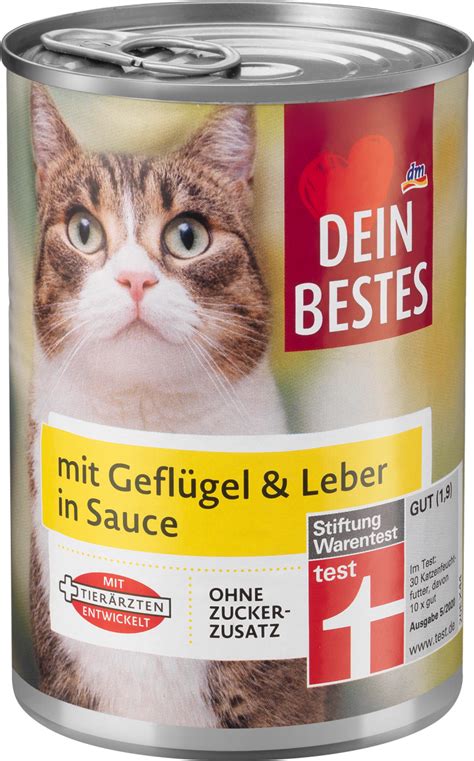 Dein Bestes Nassfutter F R Katzen Mit Gefl Gel Und Leber In Sauce