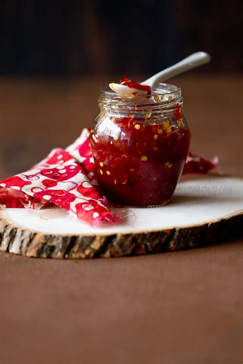 Sweet And Spicy Chili Pepper Jam Jam Jelly And Preserves