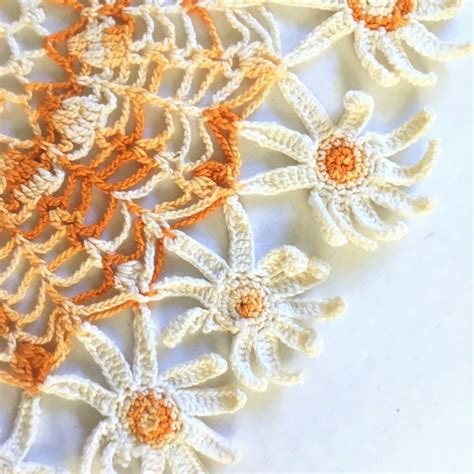 PATTERN Daisy Doily Crochet Pattern For Daisy Pattern Doily Old