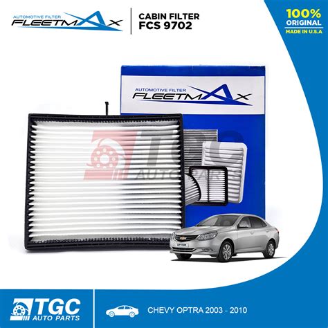 Fleetmax Cabin Filter Aircon Cleaner CHEVY OPTRA 2003 2010 FCS 9702