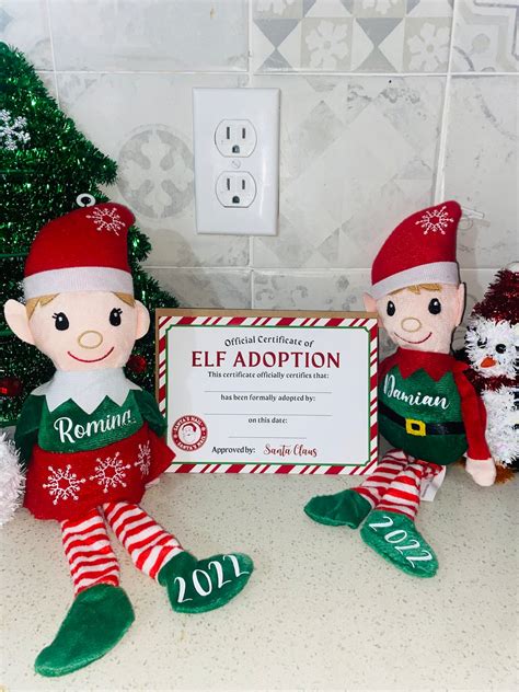 Personalized Christmas Elf Christmas Elf Custom Elf Christmas Plush Elf