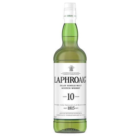 Laphroaig 10 Year Old Single Malt Whisky 750ml Mission Wine And Spirits