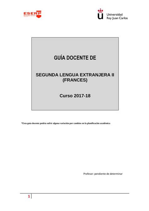 PDF GUÍA DOCENTE DE es eserp Pronoms relatifs qui que où