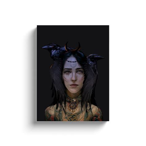 Morrigan Morrigan Art Morrigan Wall Art Morrigan Print Morrigan