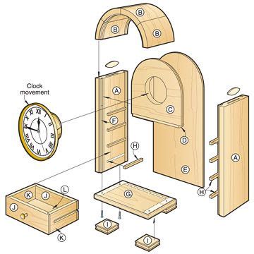 Free Printable Wooden Clock Plans - prntbl.concejomunicipaldechinu.gov.co