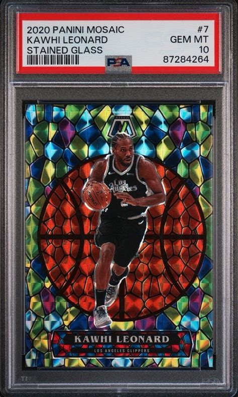 Kawhi Leonard 2020 Mosaic 7 Stained Glass SSP Price Guide Sports