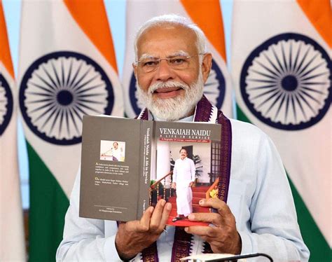 New Delhi Pm Narendra Modi Releases Three Books On The Life And Journey Of Former Vice