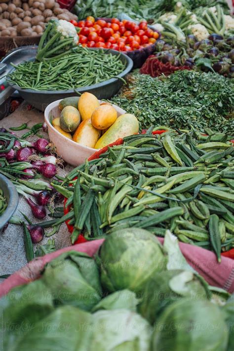 Vegetables Market By Stocksy Contributor Alexander Grabchilev Vegetables Food Photography