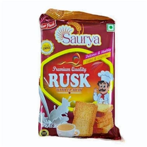 Saurya Elaichi Suji Rusk Packaging Type Packet G At Pack In