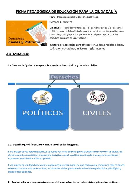 SOLUTION Derechos Civiles Y Politicos De Ecuador Studypool