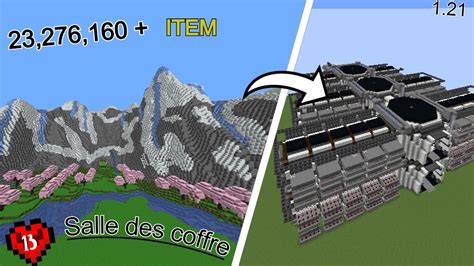 Live On Build Une G Ant Salle Des Coffre I Minecraft Hardcore