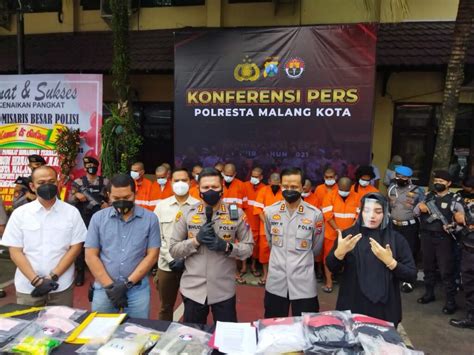 Satreskrim Polresta Malang Kota Amankan Pelaku Pengeroyokan Surabayapost