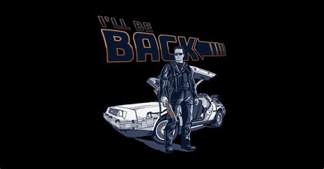 Ill Be Back Movie Sticker Teepublic