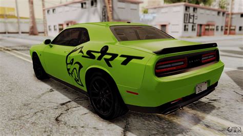 Dodge Challenger Srt Hellcat 2015 Ivf For Gta San Andreas