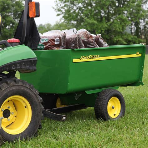 John Deere Steel Utility Dump Carts 18-cu ft Steel Yard Cart HDC-180JD ...