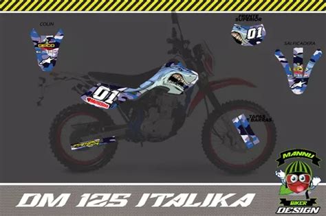 Dm Vinil Skins Wrap Stikers Laminado Enduro Meses Sin Inter S