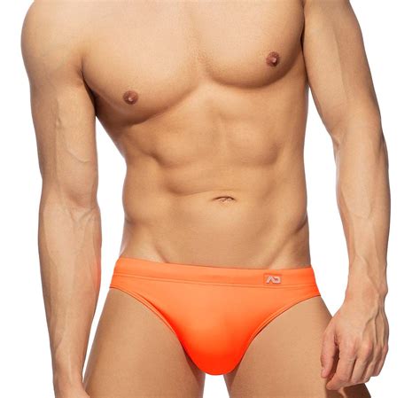 Addicted Push Up Swim Brief Neon Swim Bikini Brief Ads Neon Orange