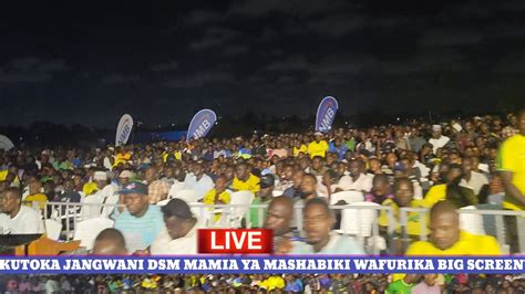 Live Kutoka Jangwani Ona Nyomi La Mashabiki Wakishangilia Kwenye Big