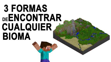 Como Encontrar Cualquier Bioma En Minecraft Youtube