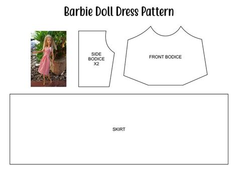 19 Best Barbie Clothes Templates Printable Sewing Barbie Clothes Barbie Clothes Barbie Doll