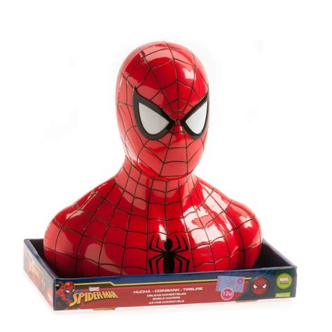 SPIDER-MAN COIN BANK WITH EDIBLE PAPER WAFER MONEY 10 GR – Dekora
