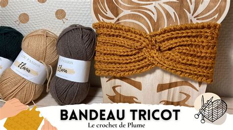 Comment faire un bandeau au TRICOT en côtes anglaises Débutant