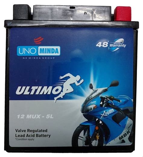 UNO Minda Two Wheeler Battery UNO Minda Bike Battery Latest Price