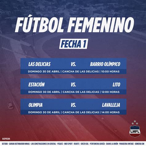 Este domingo comenzará el Torneo Femenino Liga Minuana de Fútbol de