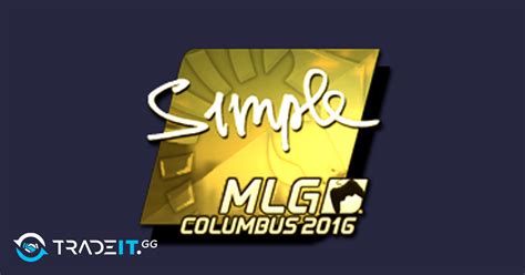 Sticker S Mple Gold Mlg Columbus Tradeit