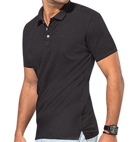 Playera Polo B Sica Negro Gris Azul Hombre Sport Casual