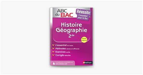 ABC du BAC Réussite Histoire Géographie 2de στο Apple Books